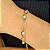 Pulseira Feminina Semijoia 18k - 17cm+4cm - MP55 - Imagem 1
