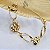 Pulseira Feminina Semijoia 18k - 17cm+7cm - MP47 - Imagem 2