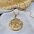 Gargantilha com Medalha Cavalo Semijoia 18k - 45cm - 22mm - MC494 - Imagem 2