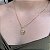 Gargantilha com Pingente do Espirito Santo Semijoia 18k - MC344 - Imagem 1