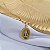 Gargantilha com Medalha Nossa Senhora Aparecida Semijoia18k - MC433 - Imagem 2