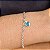 Pulseira com Coração Prata 925 - 18cm - PPR251 - Imagem 4