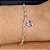 Pulseira com Coração Prata 925 - 18cm - PPR251 - Imagem 2