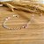 Pulseira com Borboleta Rosa Prata 925 - 18cm - PPR264 - Imagem 2