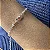 Pulseira com Borboleta Rosa Prata 925 - 18cm - PPR264 - Imagem 1