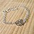 Pulseira com Flor Prata 925 - 18cm - PPR265 - Imagem 2