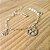 Pulseira com Pingente Trevos Prata 925 - 18cm - PPR271 - Imagem 2
