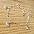Pulseira com Pingentes  Conchas Prata 925 - 18cm - PPR272 - Imagem 2