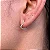 Argolas Coração Fio Quadrado Prata 925 - 13mm - BPR461 - Imagem 1