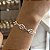 Pulseira com Folhas Prata 925 - 18cm - PPR302 - Imagem 1