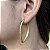 Brincos Argolas Fios Semijoias 18k  45mm - MB595 - Imagem 1
