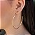 Brincos Argolas Fio Trabalhado Semijoias 18k  60mm - MB597 - Imagem 1