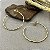Brincos Argolas Fio Torcido Semijoias 18k 38mm - MB587 - Imagem 2