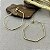 Brincos Argolas Fio Quadrado Semijoias 18k - 44mm - MB523 - Imagem 2
