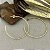 Brincos Argolas Fio Redondo Semijoias 18k  48mm - MB592 - Imagem 2
