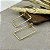 Brincos Argolas Retangulares Semijoias 18k 30mm - MB527 - Imagem 2