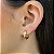 Brincos Cravejados com Zircônias Semijoias 18k - 14mm - MB723 - Imagem 1
