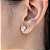 Brincos crucifixo com Pedras Semijoias 18k 8mm - MB704 - Imagem 1