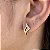 Brincos Feminino Cravejado Semijoias 18k 15mm - MB871 - Imagem 1
