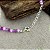 Pulseira com Cristais Rosa Pingente Coração Prata 925 - 18+5cm - PPR314 - Imagem 3