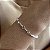 Pulseira Infantil Cristais Rosa Prata 925 - 14+3cm extensor - PPR315 - Imagem 1