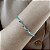 Pulseira com Pedra Cristal  AzuL Prata 925 - 18+3cm - PPR313 - Imagem 1