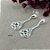 Brincos Feminino Pendurado Prata 925 - 32mm - BPR547 - Imagem 1