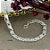 Pulseira Feminina com Elos Quadrado Prata 925 - 19cm - PPR360 - Imagem 2