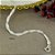 Pulseira com 2 Fios Diamantado Prata 925 - 18cm - PPR373 - Imagem 2