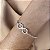 Pulseira com Infinito Prata 925 - 18cm - PPR378 - Imagem 1