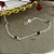 Pulseira Pedras Prata 925 - 17+3cm extensor -PPR401 - Imagem 1