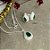 Conjunto Gota Cravejada Pedras Zircônias Prata 925 - CJPR74 - Imagem 4