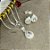 Conjunto Gota Cravejada Pedras Zircônias Prata 925 - CJPR74 - Imagem 2