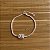 Pulseira Riviera com Pingente Quadrado Prata 925 - 17+3cm - PPR434 - Imagem 2