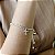 Pulseira Cravejada com Crucifixo Prata 925 Ajustável - PPR453 - Imagem 1
