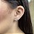 Brincos Corações Cravejados com Zircônias Prata 925 - BPR666 - Imagem 1