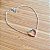 Pulseira Minimalista Coração com Zircônias Prata 925 - PPR468 - Imagem 2