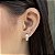 Brincos Cravejados com Zircônias Prata 925 - 12mm - BPR696 - Imagem 1