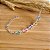 Pulseira com Borboletas Coloridas Prata 925 - PPR480 - Imagem 2