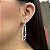 Brincos Cravejados com Zircônias Prata 925 - 48mm - BPR698 - Imagem 1
