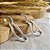Brincos Cravejados com Zircônias Prata 925 - 48mm - BPR698 - Imagem 2