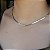 Chocker Laminada com Zircônias Semijoia18k - MC591 - Imagem 1