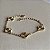 Pulseira com Trevos Semijoias18k - MP600 - Imagem 1