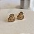 Brincos Flor Cravejadas Semijoias 18k - MB879 - Imagem 2