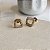 Brincos Cravejado com Zircônias Semijoias 18k - MB890 - Imagem 2