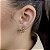 Brincos Cravejados com Zircônias Semijoias 18k - MB872 - Imagem 1