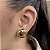 Brincos Lisos Semijoias 18k - MB851 - Imagem 1