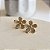 Brincos Flor Cravejada com Zircônias Semijoias 18k - MB887 - Imagem 2