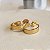 Brincos Argolas Quadrada Semijoias 18k - MB852 - Imagem 2