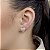 Brincos Coração Cravejados com Zircônias Semijoias 18k - MB863 - Imagem 1